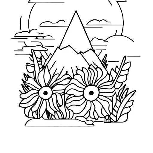 Wild Flowers Mountain Travel Nature