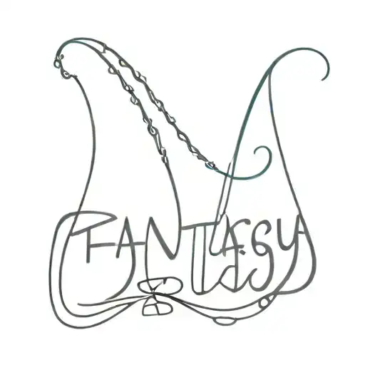 Fantasy Word In Dactyrological Language