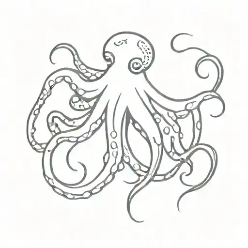 Octopus Tattoo Binary Code