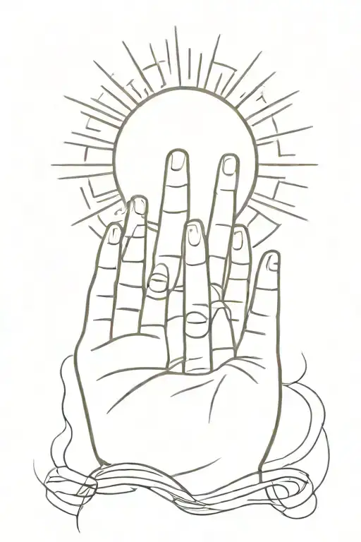 Hand And Sun
