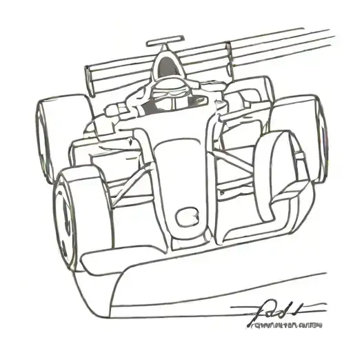 Car Driving A Formula 1 Car