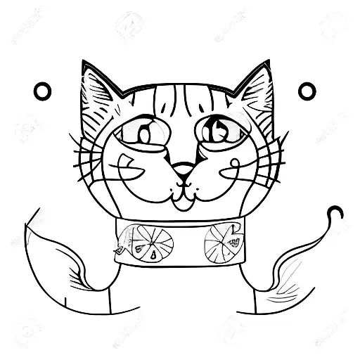 A British Short Hair Cat Minima Tatoo With Her Owner
