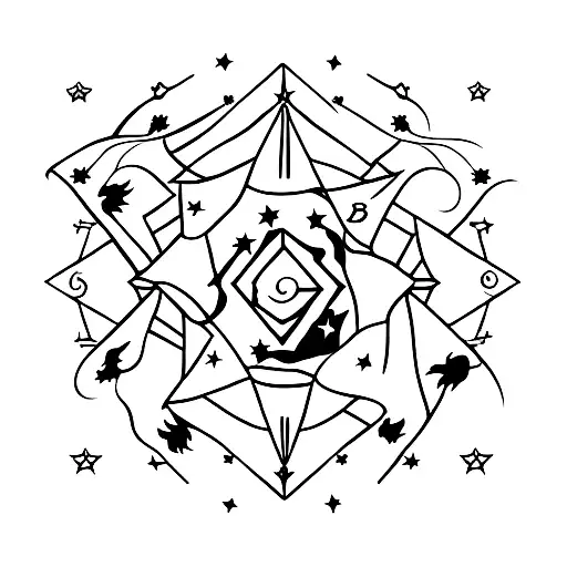 Capricorn Sign With Stars