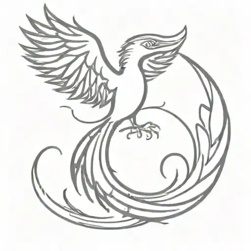 Phoenix Rising From The Ashes