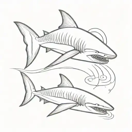 Polynesia Style Shark