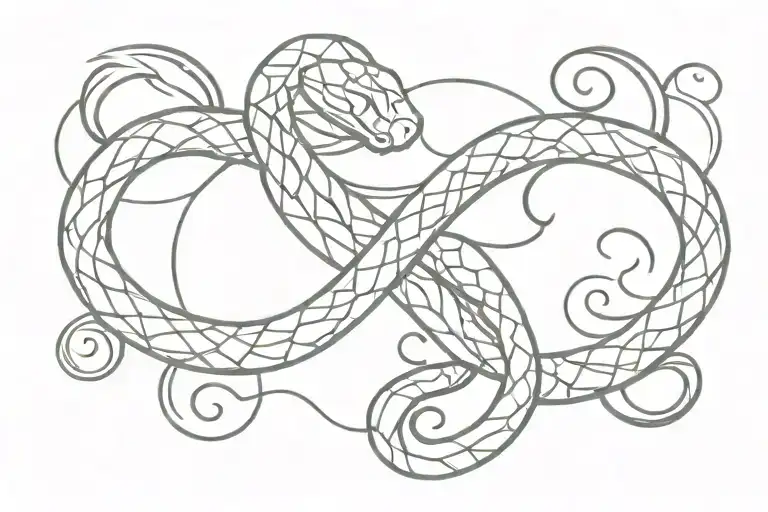 Two Snakes Wraped Bracelet