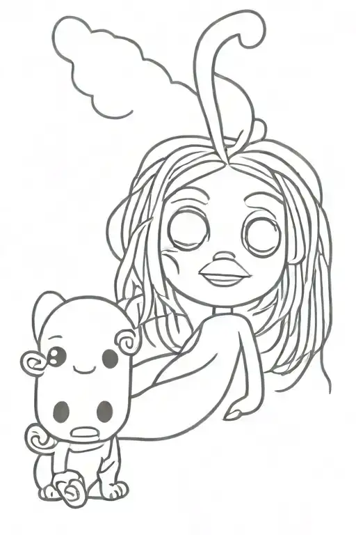 Korn Issues Doll Cartoon Style