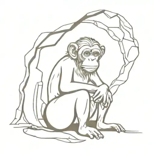 Monkey In A Cave