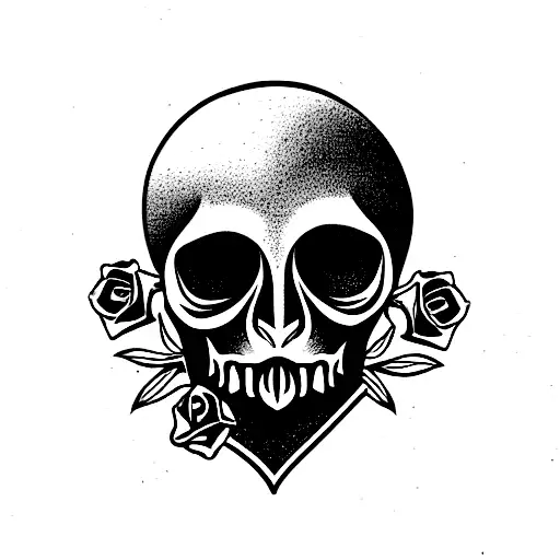 Skull And Roses