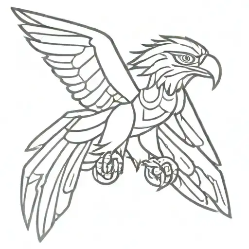 Mayan Eagle Clutching Snake