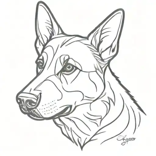 Black German Shepherd