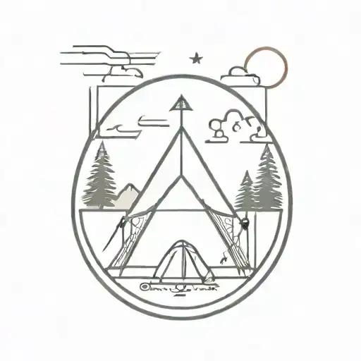 Baseball And Camping