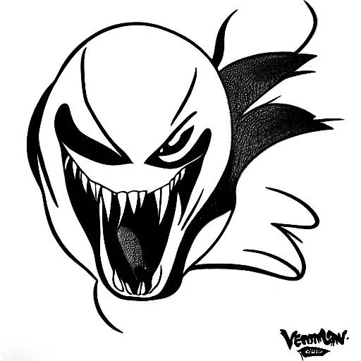 Venom Marvel Looney Tunes Style