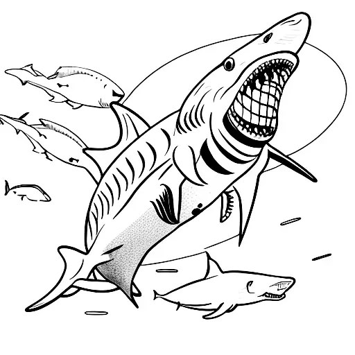 Diver Dancing With Shark