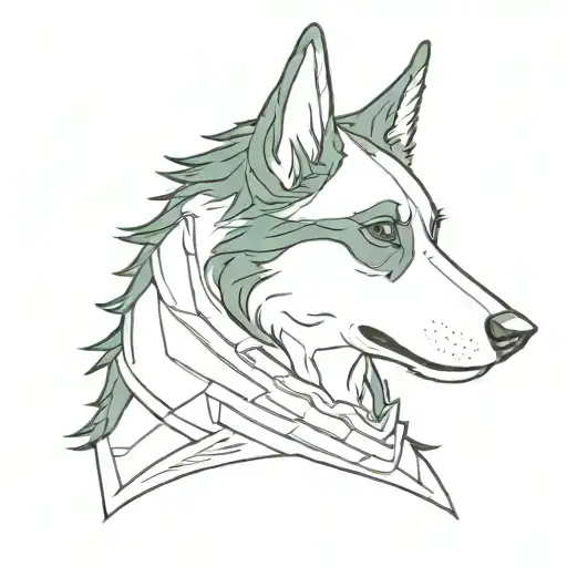 Marvel Loki's Bodyarmour With The Head Of A Bordercollie