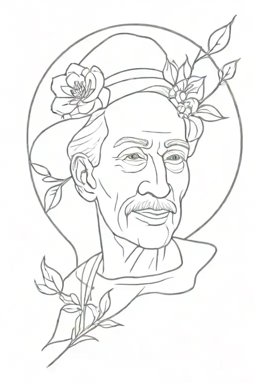 Tribute Grandfather Loves Flowers Music Gardening