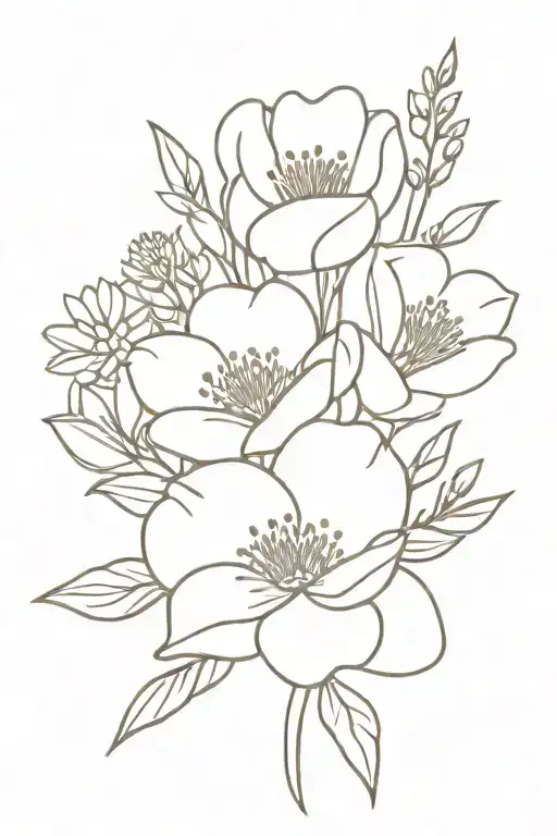 Birth Flower Bouquet