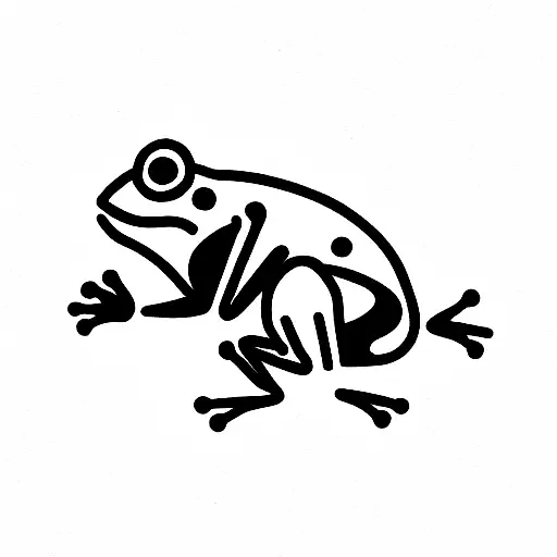 Goofy Small Cowboy Frog Doing A Funny Activity
