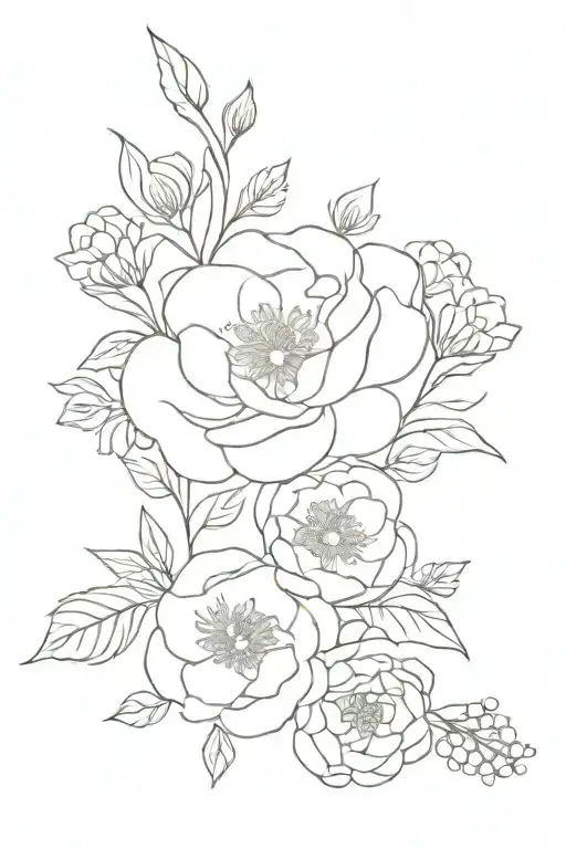 Birth Flower Bouquet