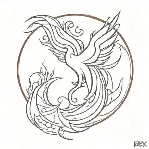 Phoenix From Yin Yang
