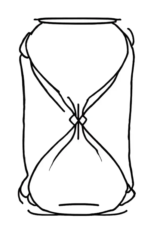 Memento Mori Hourglass