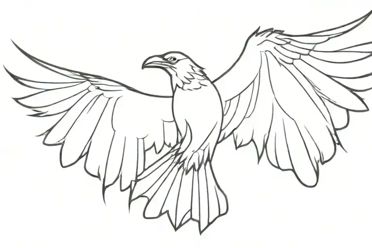Raven Wings Darkness Flight Symbolizing Strength