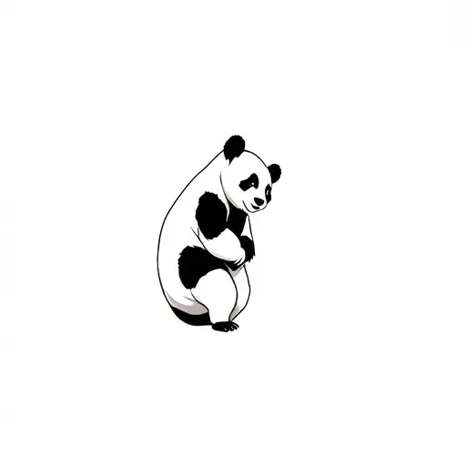 Panda Standing Tall