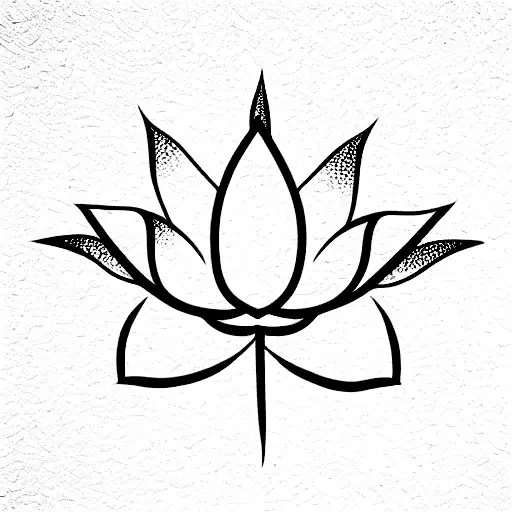 Lotus Flower Abstract Picasso