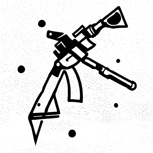 Army Gun Guitar Space