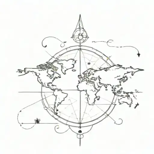 Compass World Map