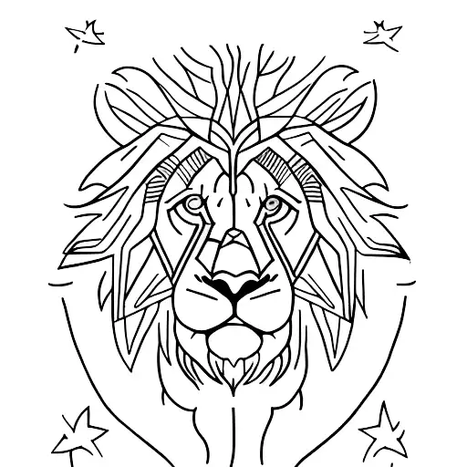 Leo With Hidden Lion