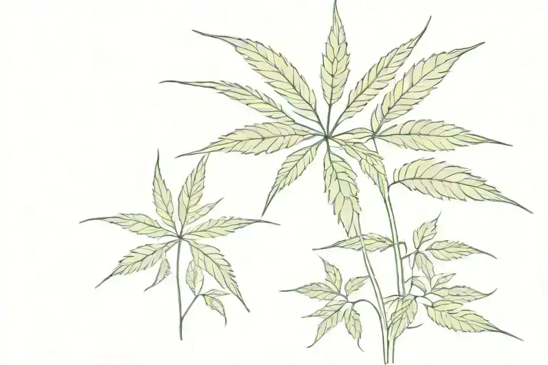 Cannabis Plant Growing