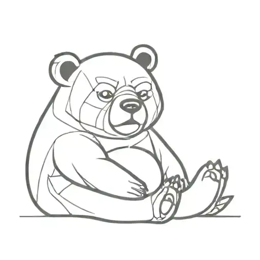 Grumpy Bear Sitting