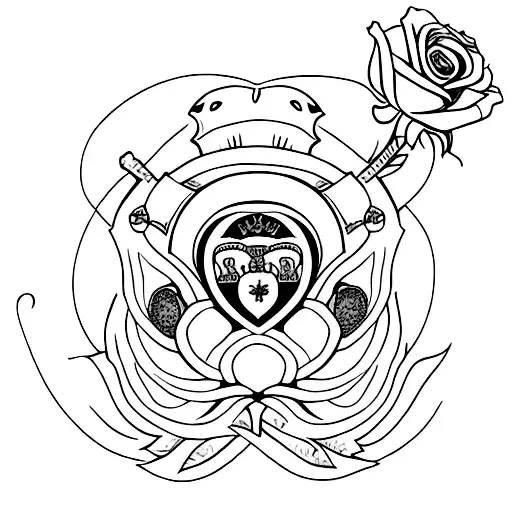 Claddagh With Yellow Rose