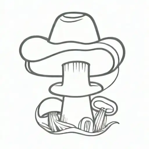 Mushroom Cowboy Hat