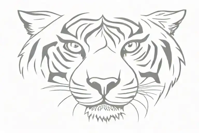 Tiger Human Eyes