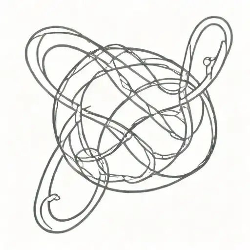 Infinity Symbol Intertwined