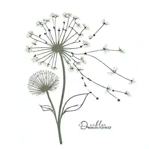 Dandelion Blowing