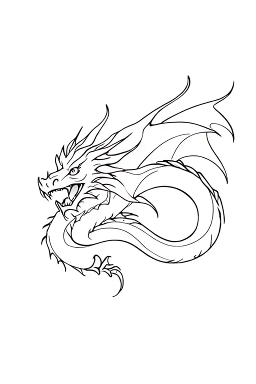 Minimalist Dragon