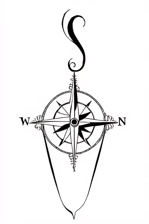 Octopus Compass Rose