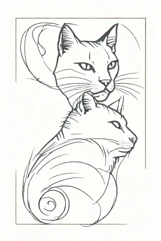 Cat Face And Scratch Marks