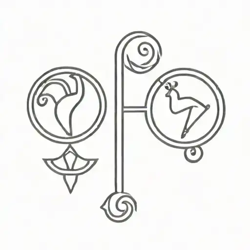 Aries And Libra Symbol