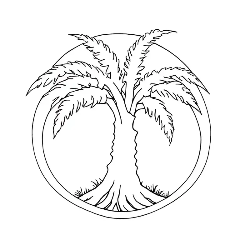 Palm Tree Of Life