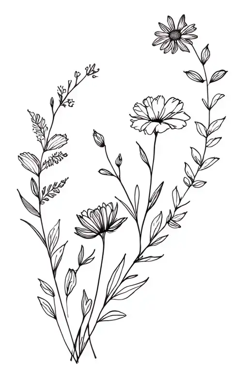 Birth Flower Bouquet November And February Birth Flowers