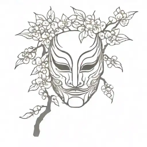 Japanese Mask Cherry Tree
