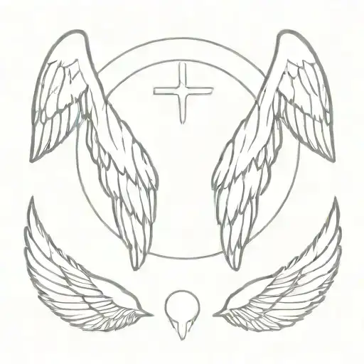 Angel Wings And Halo