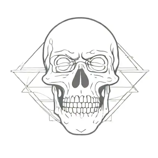 Skull With Eye In Mouth