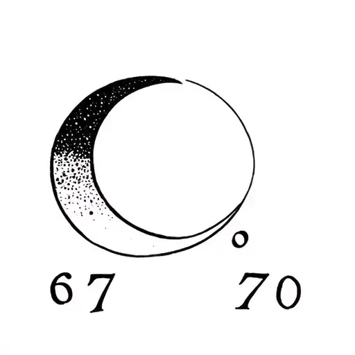 Half Moon And Under Rim Numbers 67 And 70