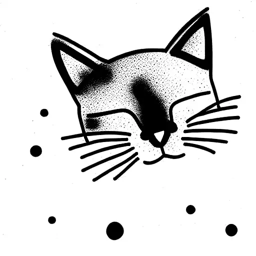 Minimalistic Orion The Hunter Constellation But As A Cat