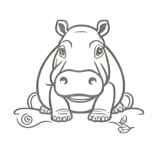 Cartoon Hippo
